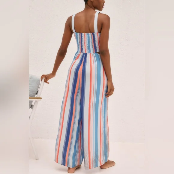 Anthropologie The Piper Bandeau Cutout Jumpsuit - Picture 2 of 5